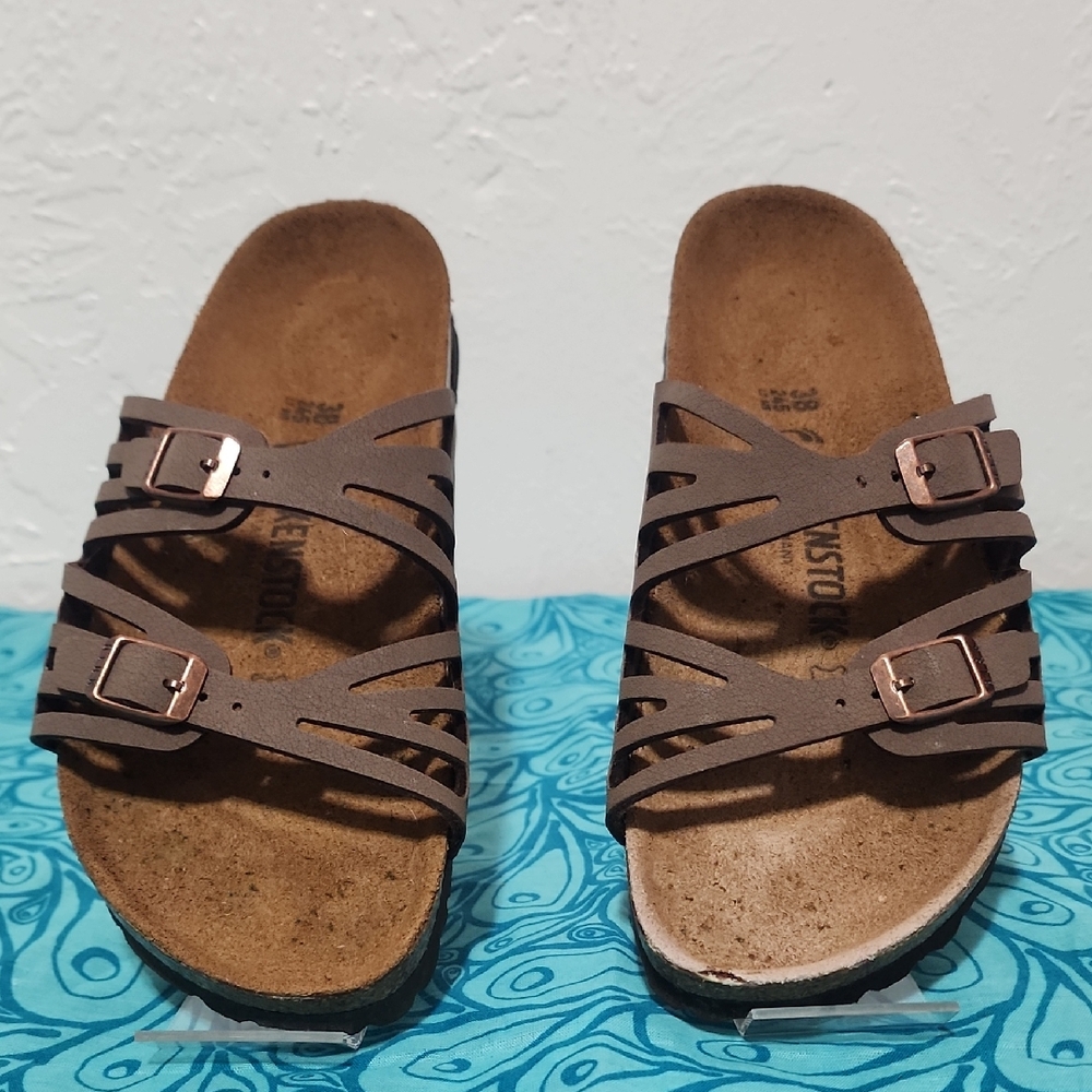 Birkenstock Dark Brown Sandals Size 38 (7.5)